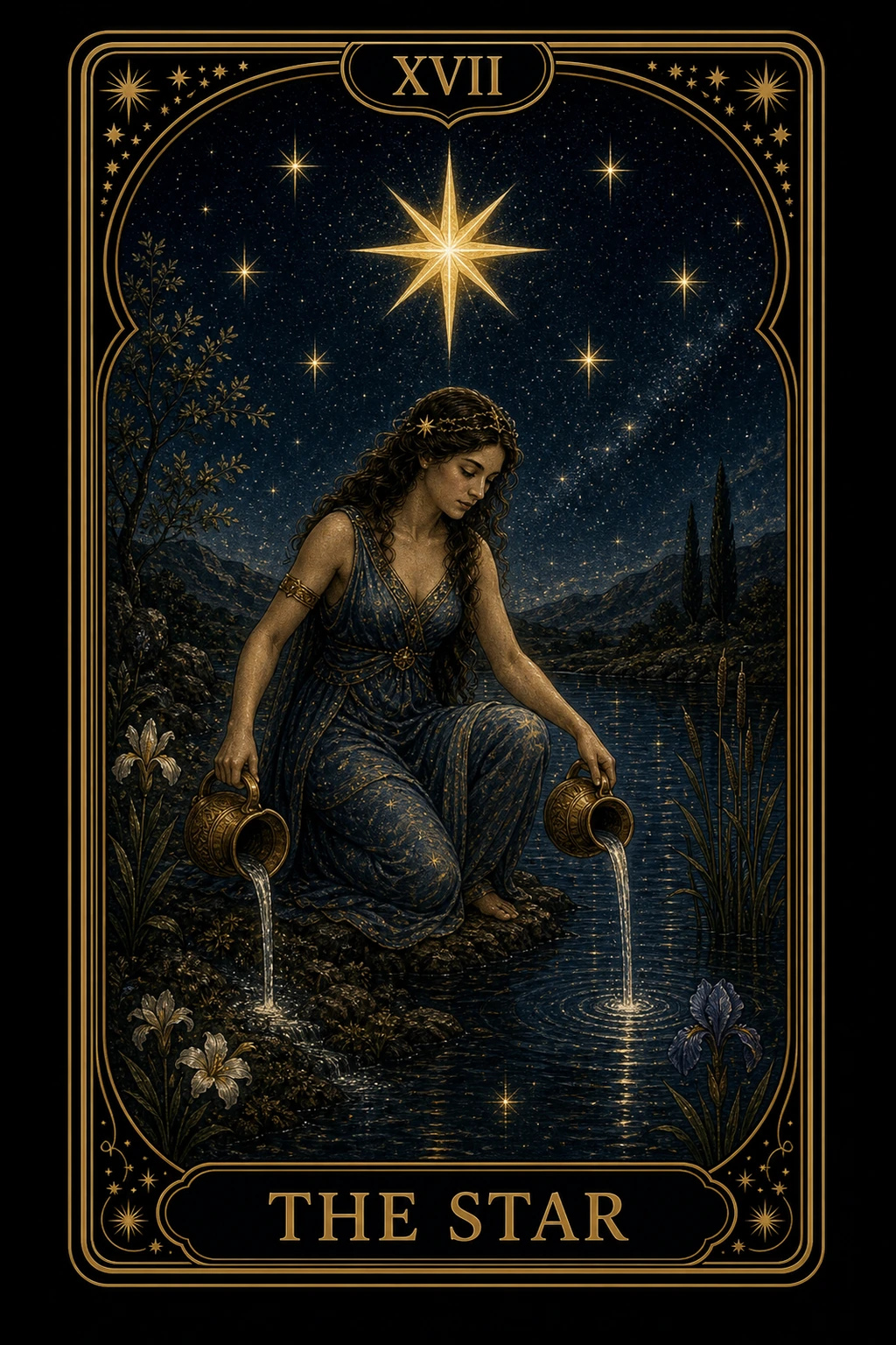 The Star tarot card illustration