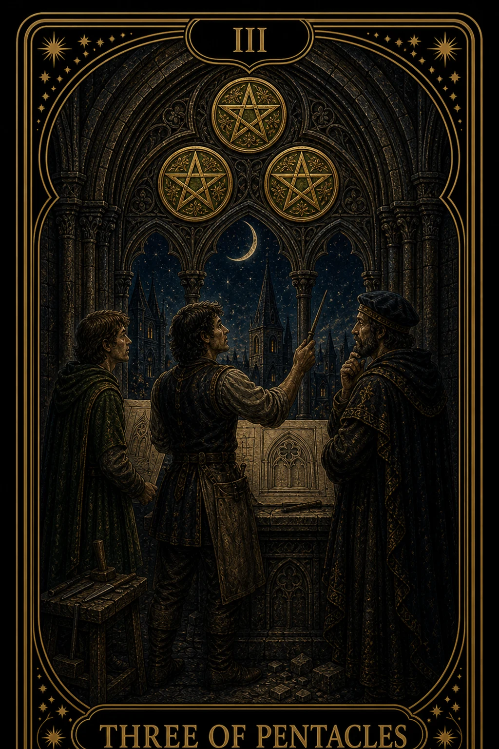 Three of Pentacles