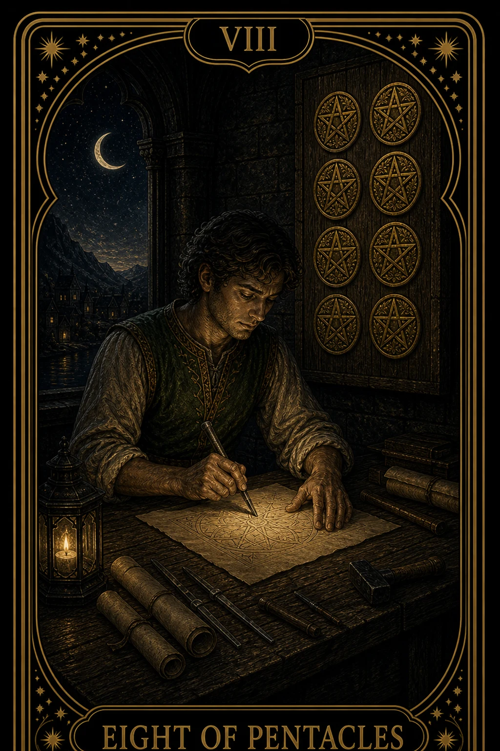 Eight of Pentacles