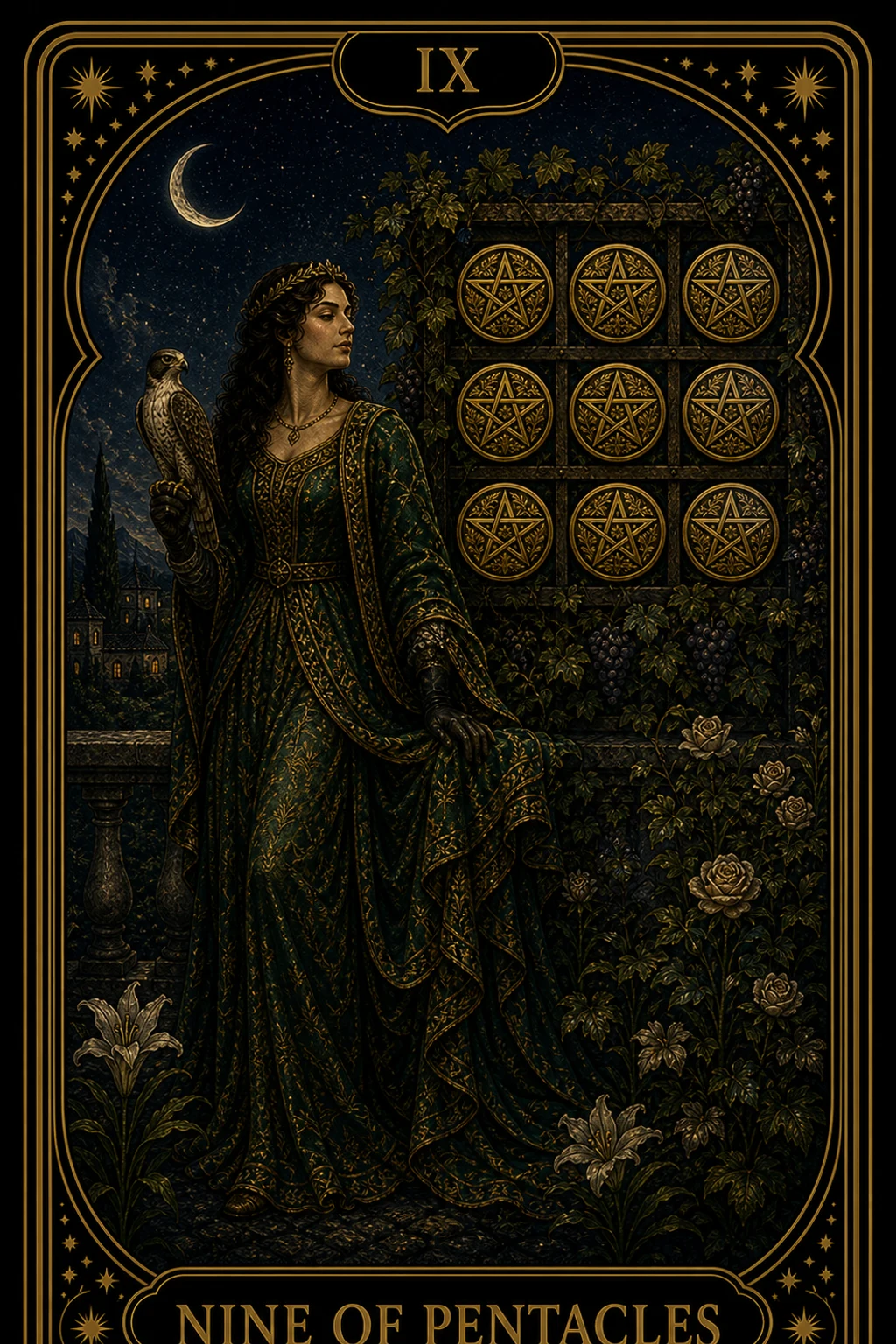 Nine of Pentacles