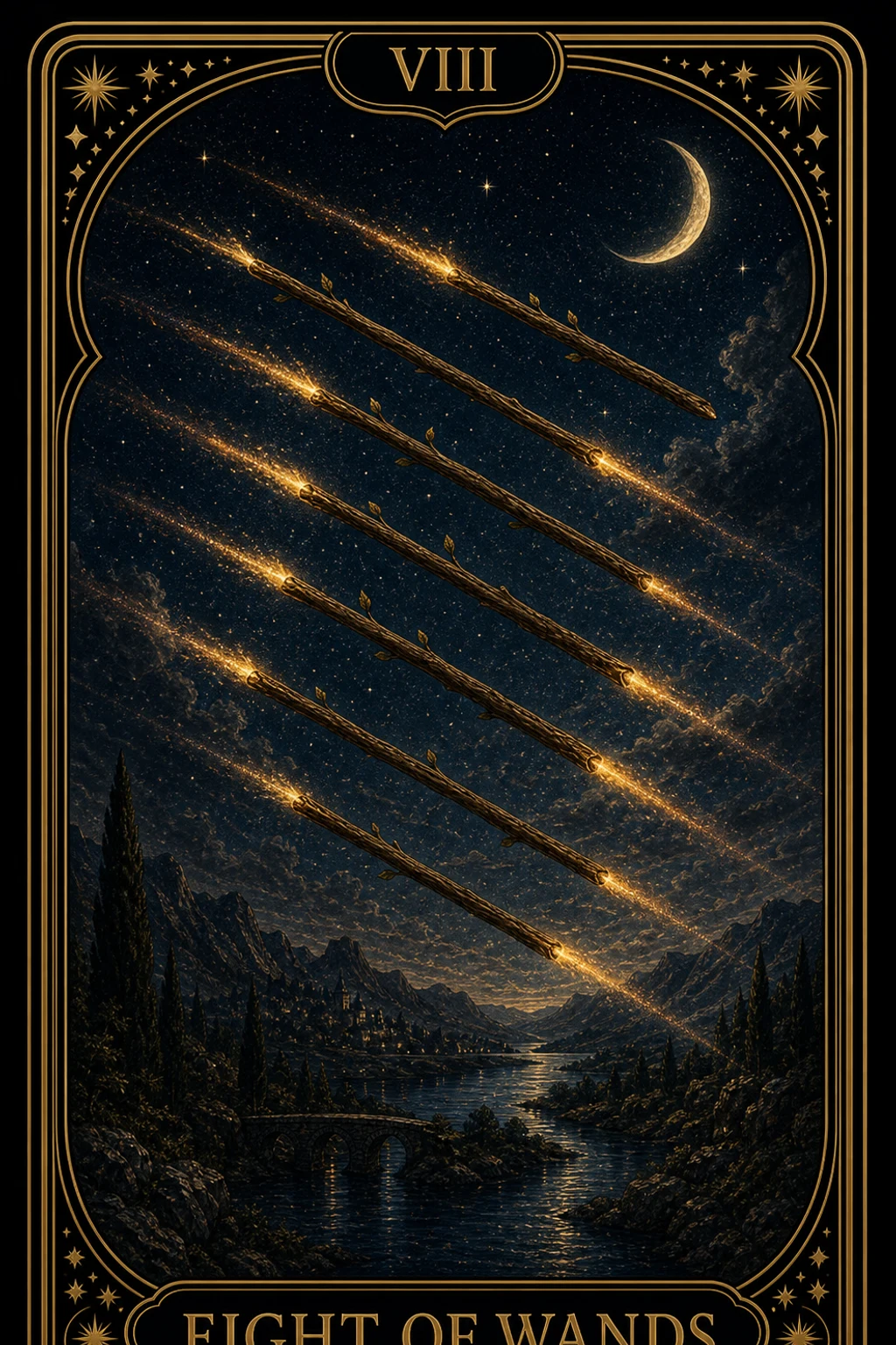 Eight of Wands